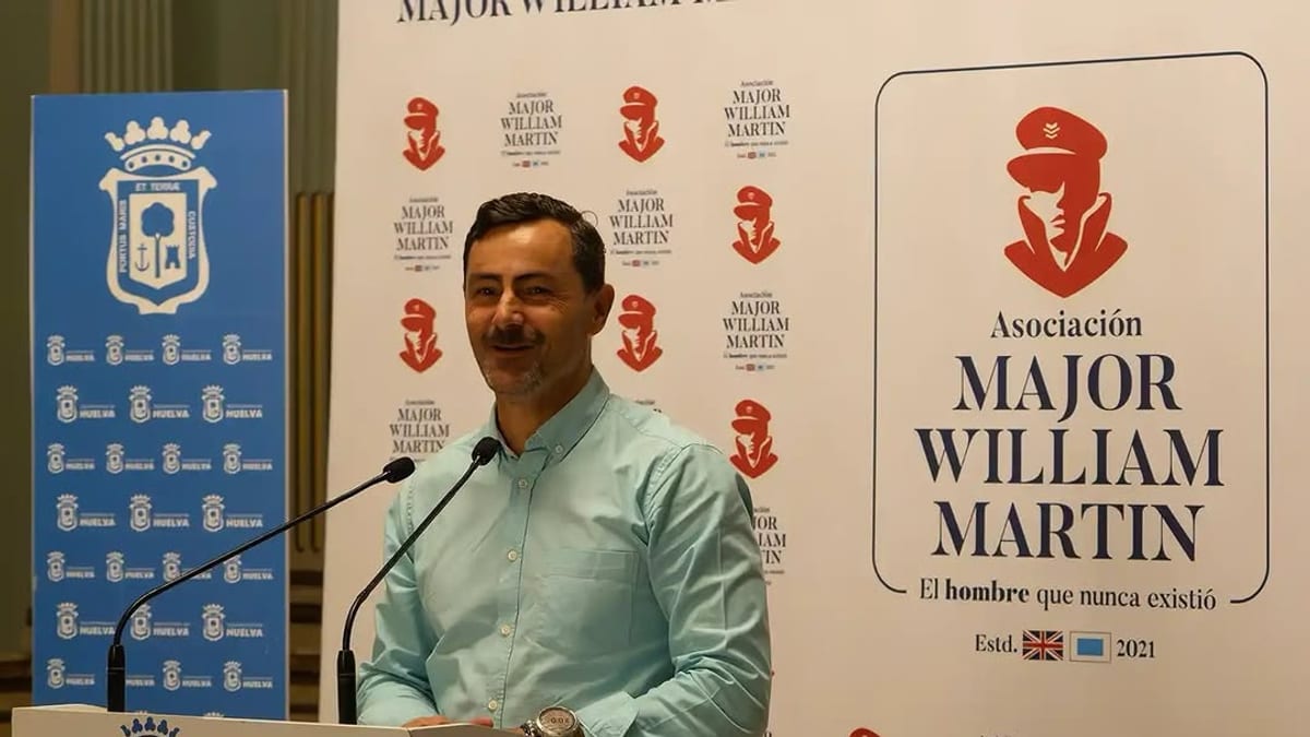 Cartel de la IX Regata William Martin con la figura del Major William Martin y el logo de la Asociación William Martin