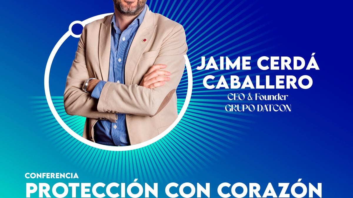 Cartel de INNOVA Cádiz 2026 con Jaime Cerdá Caballero anunciando la conferencia sobre privacidad, protección de datos e IA responsable en el tercer sector