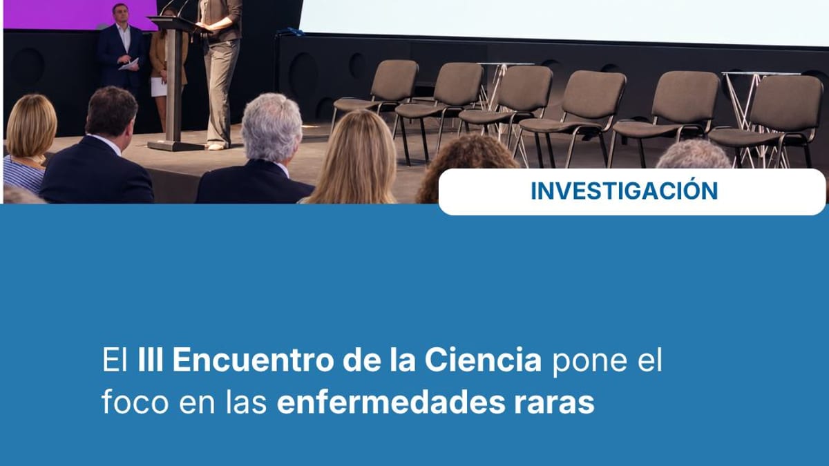 Paula Conesa durante su intervención en la presentación del III Encuentro de la Ciencia de Jerez dedicado a enfermedades raras