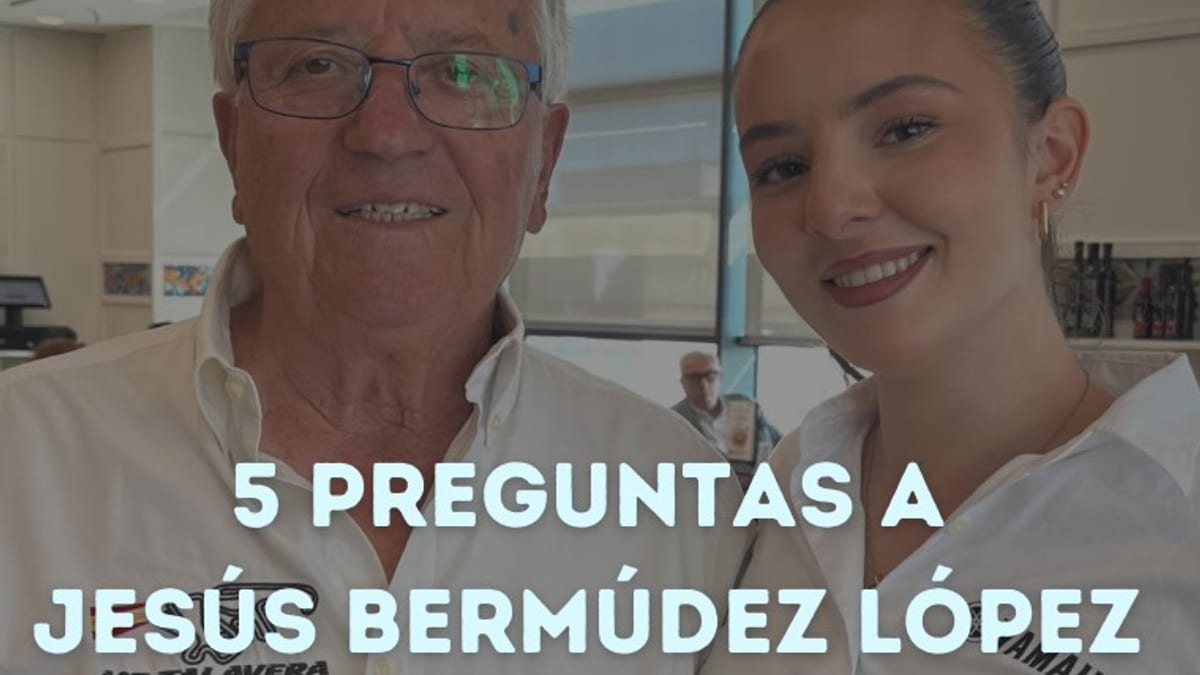 Jesús Bermúdez López, presidente del Motoclub Talavera, en evento previo a la Gran Final del Campeonato de España de Motocross