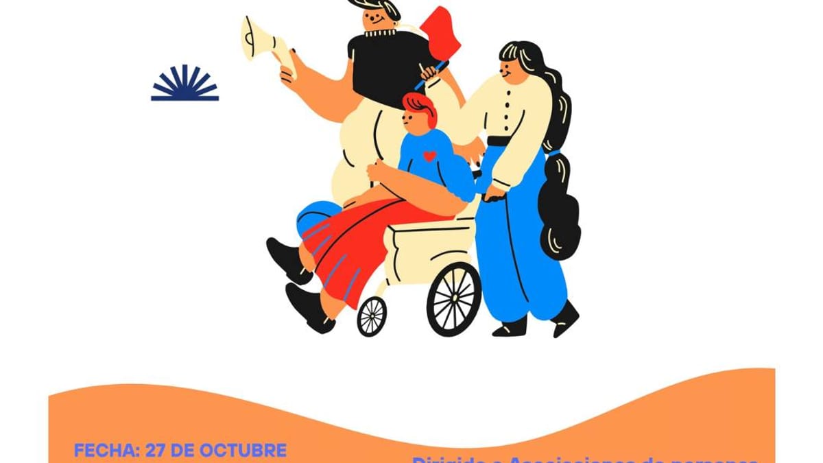 Cartel informativo de las Jornadas Formativas sobre Discapacidad, Autonomía y Calidad de Vida organizadas por el Ayuntamiento de Huelva