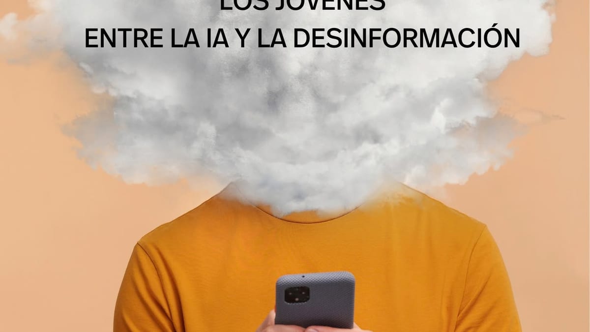 Cartel de las Jornadas del Observatorio de la Juventud de Logroño 2026 sobre los jóvenes entre la IA y la desinformación