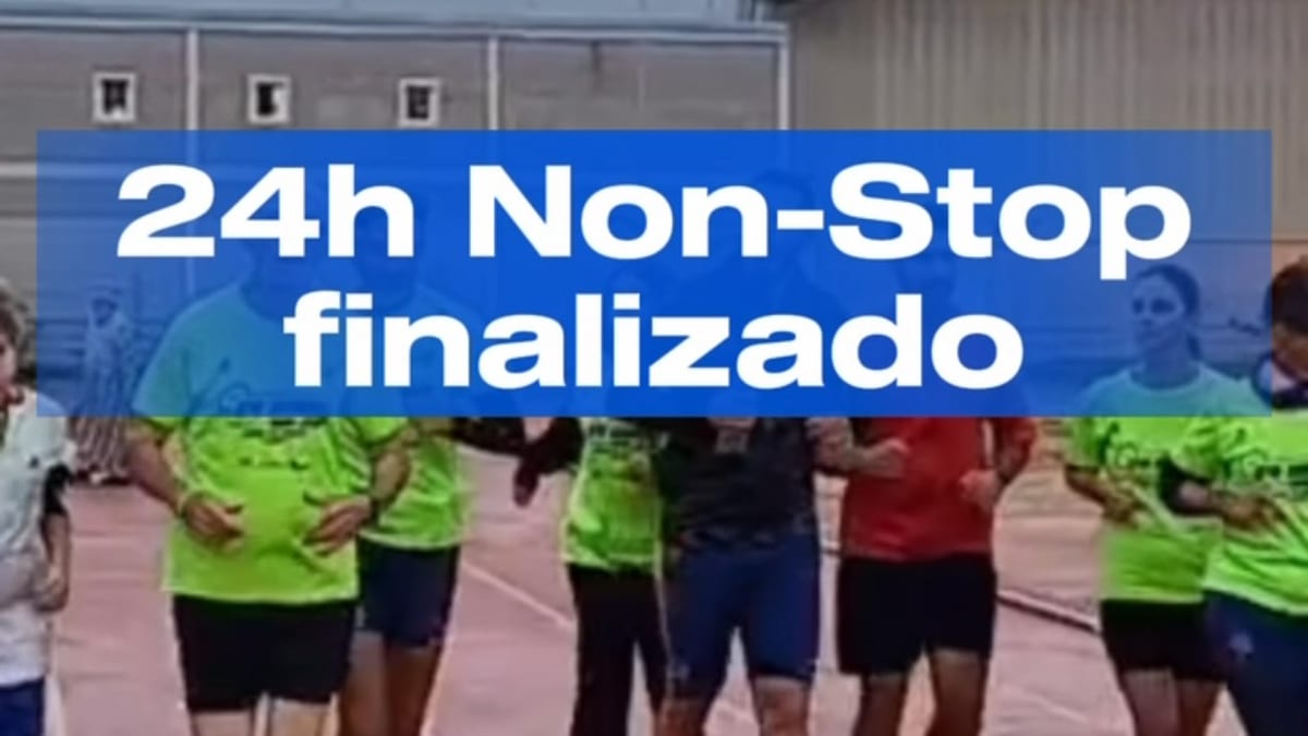 José en el reto de 24 horas solidario de Coslada