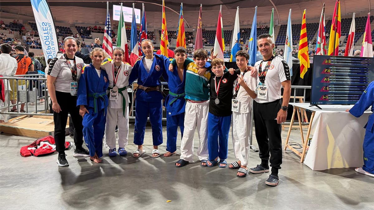 Judokas del Club Judogui de Seseña en la Supercopa de España de Judo en Cantabria