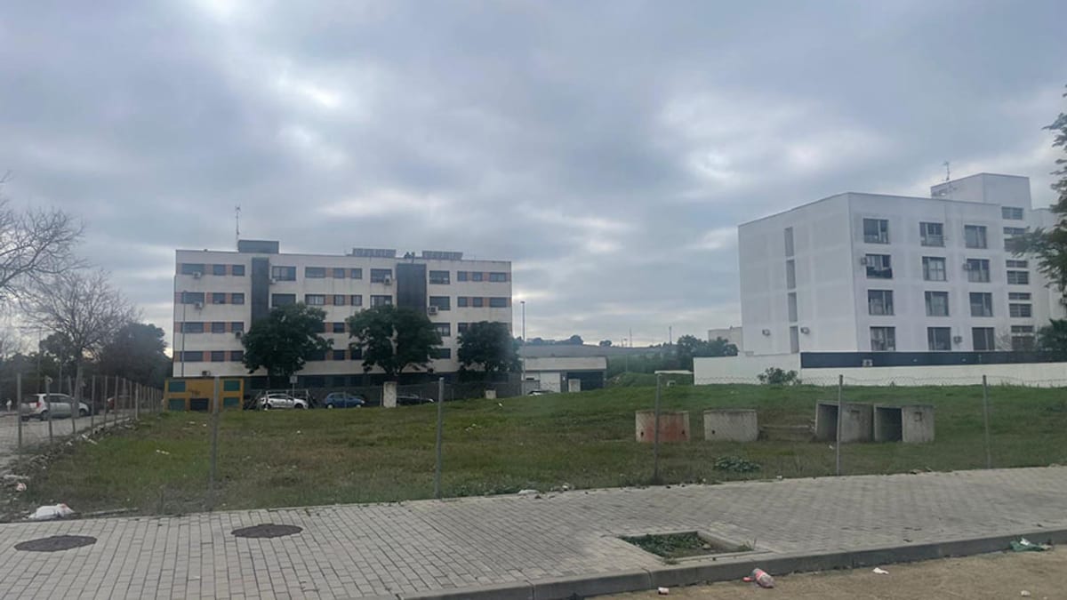 Imagen de las parcelas en el sector Guadabajaque de Jerez destinadas a la construcción de viviendas protegidas