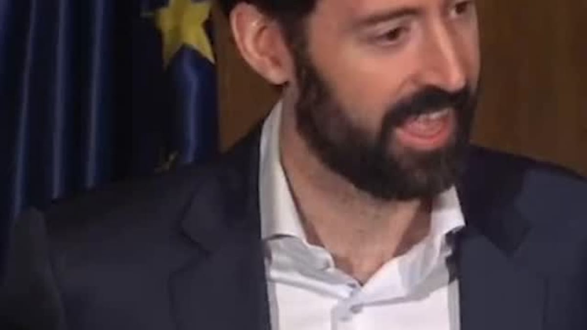 Andrés Barragán, Secretario General de Consumo y Juego, durante su intervención en la Global Obesity Summit 2026 de la OMS