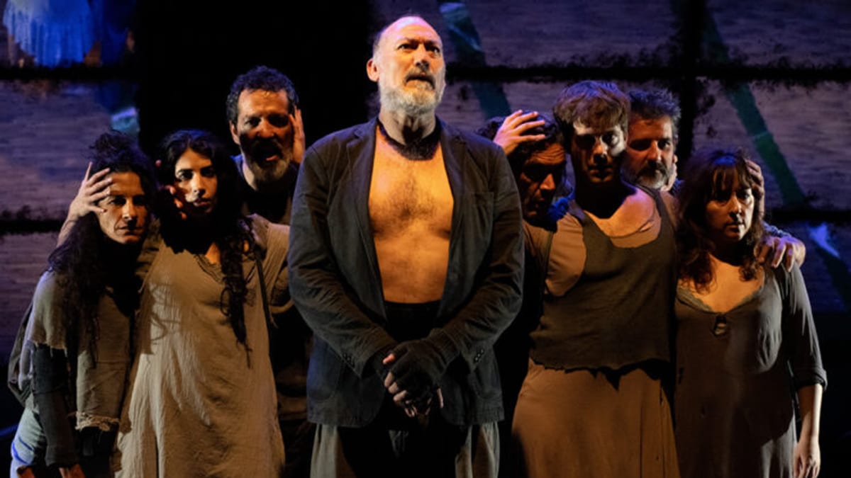Cartel promocional de La barraca, adaptación teatral de la novela de Blasco Ibáñez