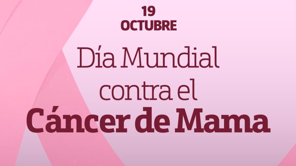 Cartel del Día Mundial contra el Cáncer de Mama, celebrado el 19 de octubre en La Rioja