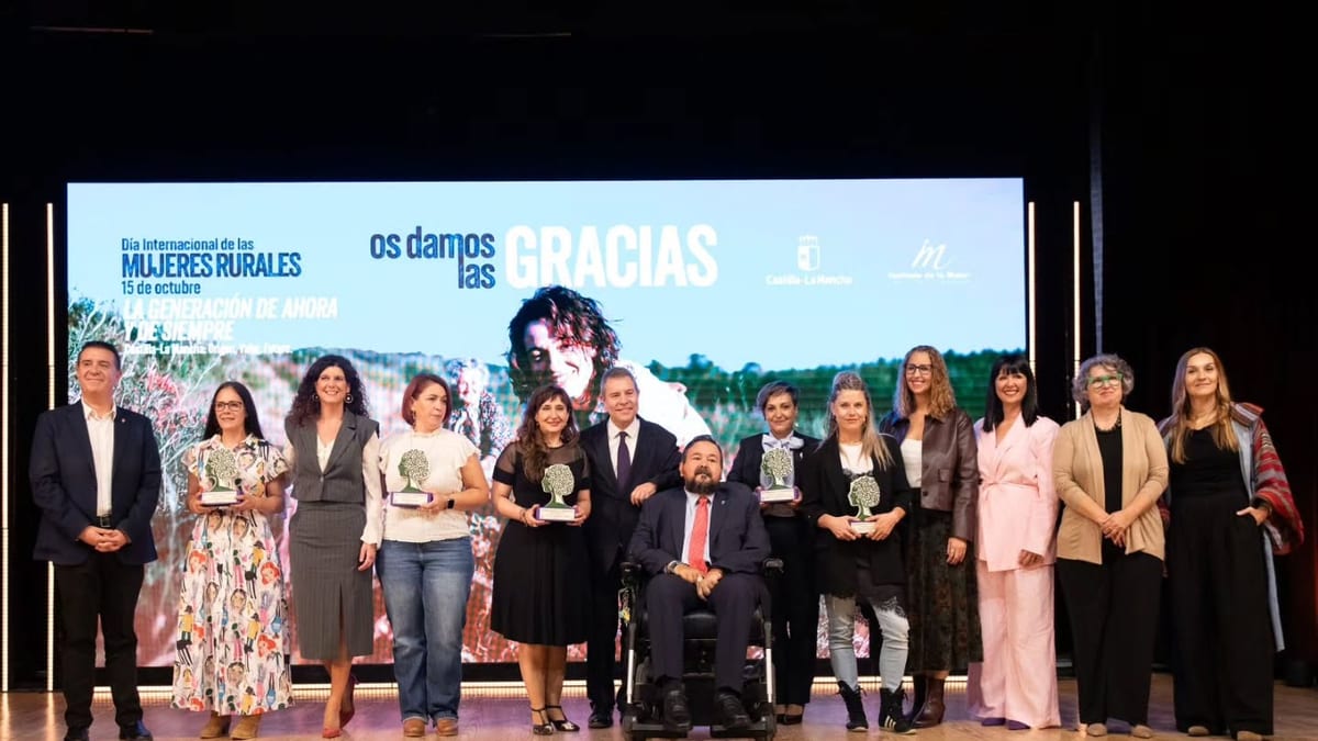 Celebración regional del Día Internacional de las Mujeres Rurales en La Roda, con reconocimiento a cinco mujeres de Albacete y la Diputación provincial