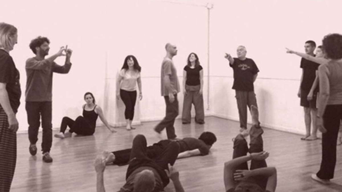 Cartel de la sesión de Laboratorio Teatral 'La voz creativa' con Jorge Sánchez en Rivas Vaciamadrid