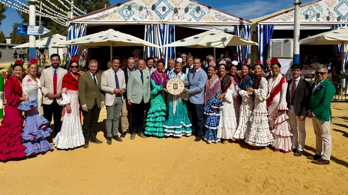 Caseta Las Gitanillas decorada, ganadora del premio a mejor decorada de la Feria de Otoño y del Caballo 2026