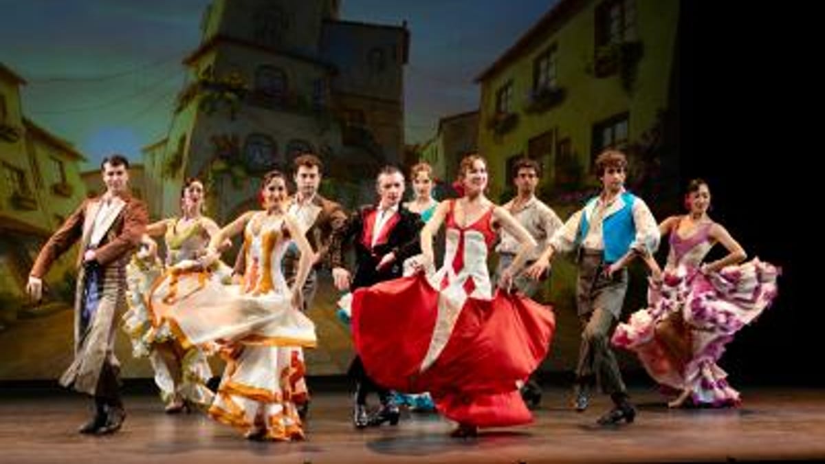 Cartel promocional del espectáculo Les Ballets Espagnols de La Argentina de la Compañía Antonio Najarro