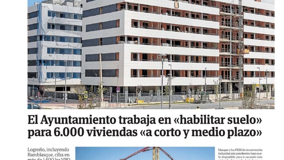 Infografía sobre los planes urbanísticos y el desarrollo residencial de Logroño