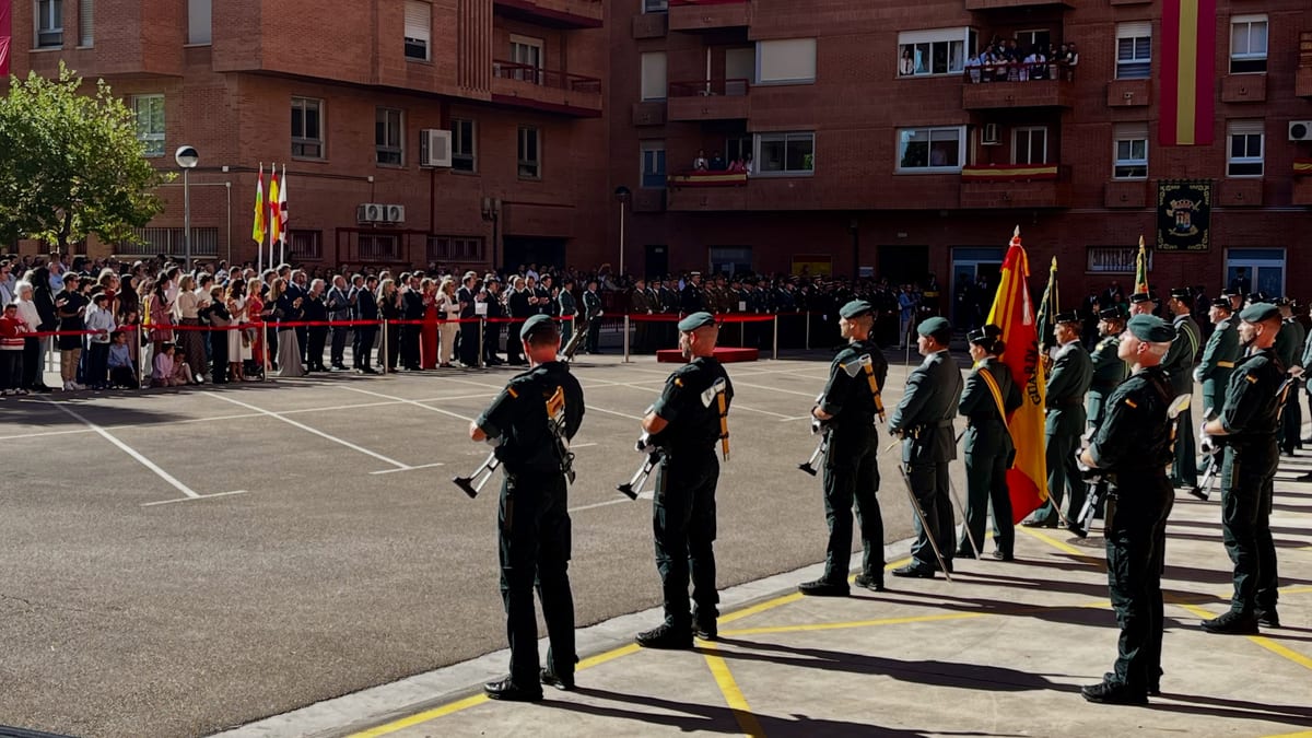 Concejales de Logroño en el acto institucional del Día de la Patrona de la Guardia Civil en el acuartelamiento de la 10ª Zona