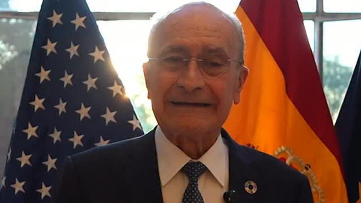 Representantes de Málaga en Washington durante la programación oficial del Día de la Hispanidad