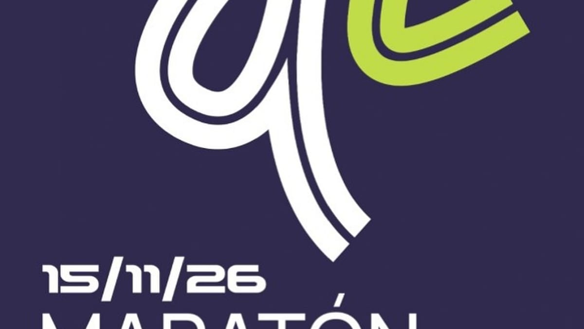 Cartel oficial del Maratón Imperial de Toledo, evento de 42.195 metros programado para el 15 de noviembre