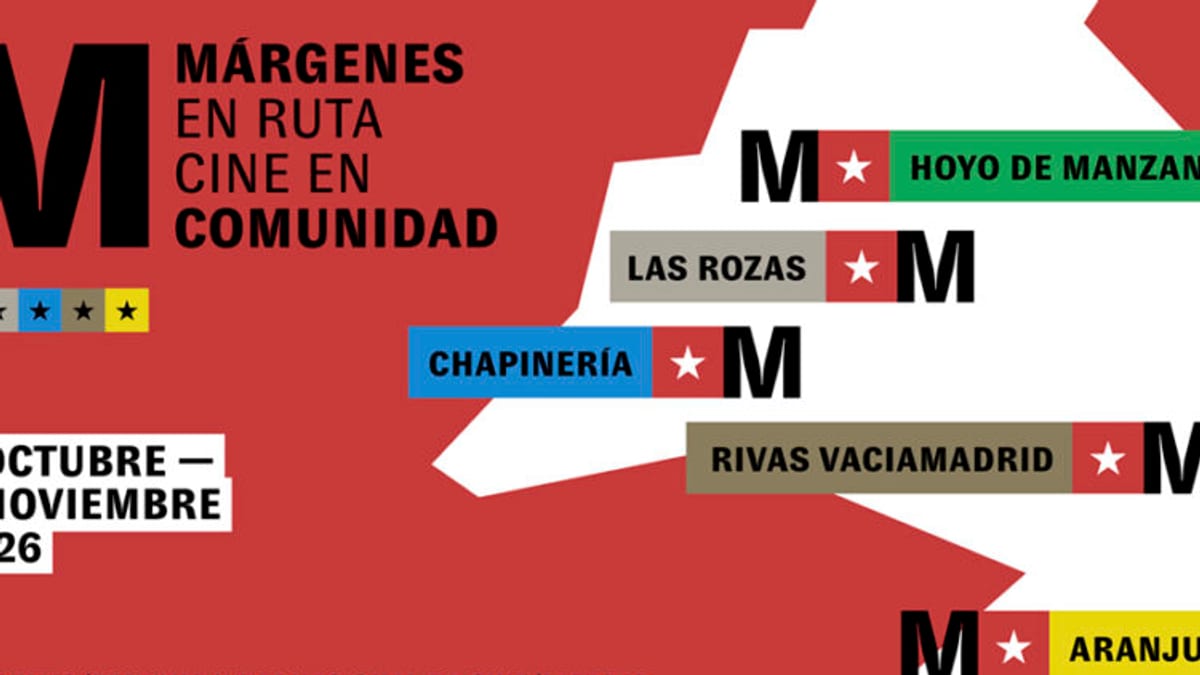 Cartel del festival de cine Márgenes En Ruta en Rivas Vaciamadrid