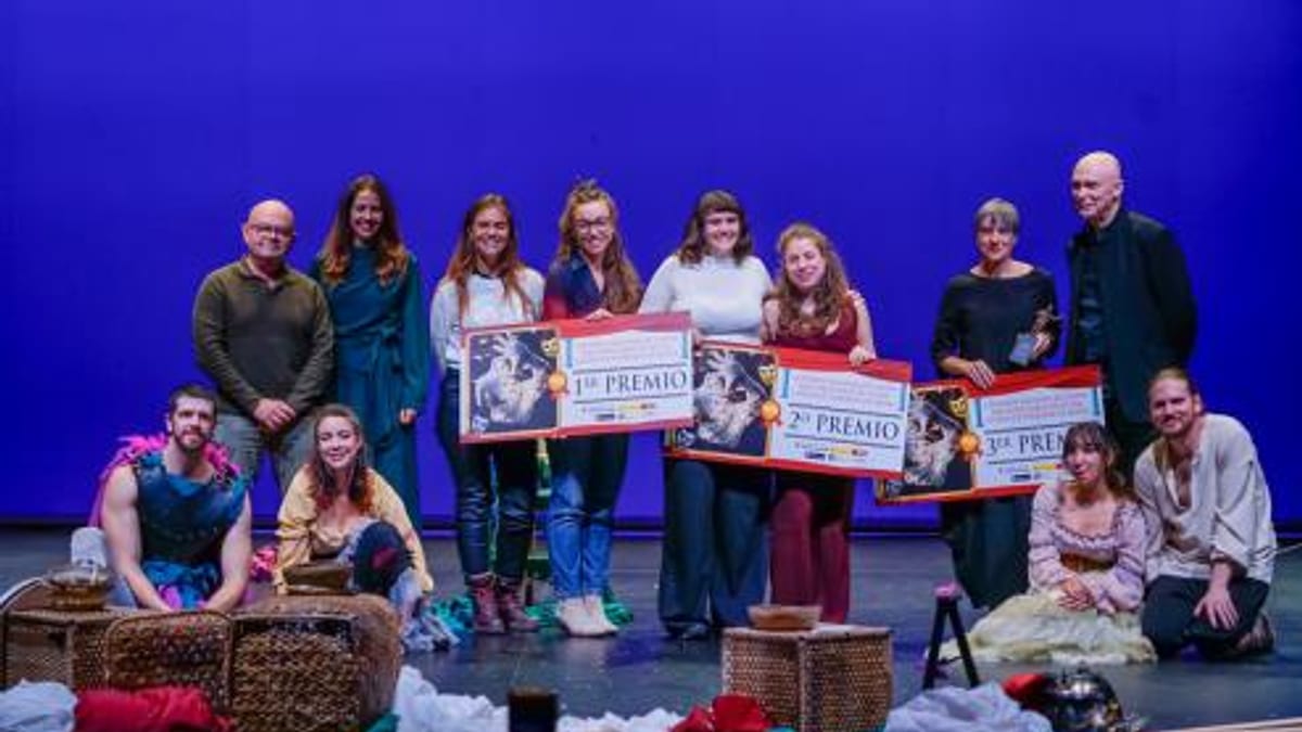 María Rodríguez Alonso recibe el premio del XXIX Certamen Nacional de Teatro para Directoras de Escena de Torrejón de Ardoz