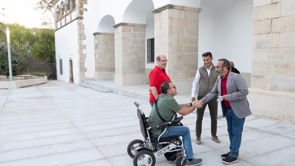 Complejo Cultural San Francisco de Cáceres tras finalizar las obras de mejora de accesibilidad