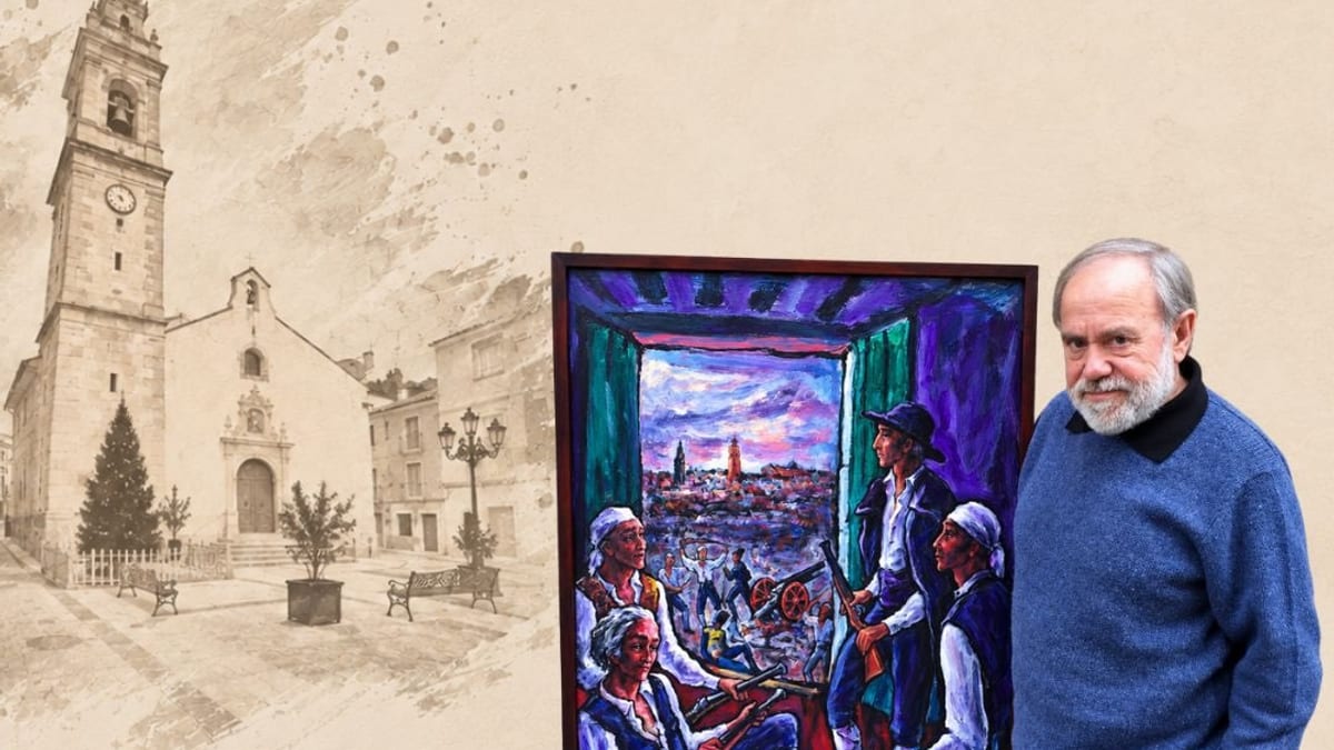 Cartel del Mèrit de les Arts para Melchor Zapata del Día Oficial de la Provincia de Castelló