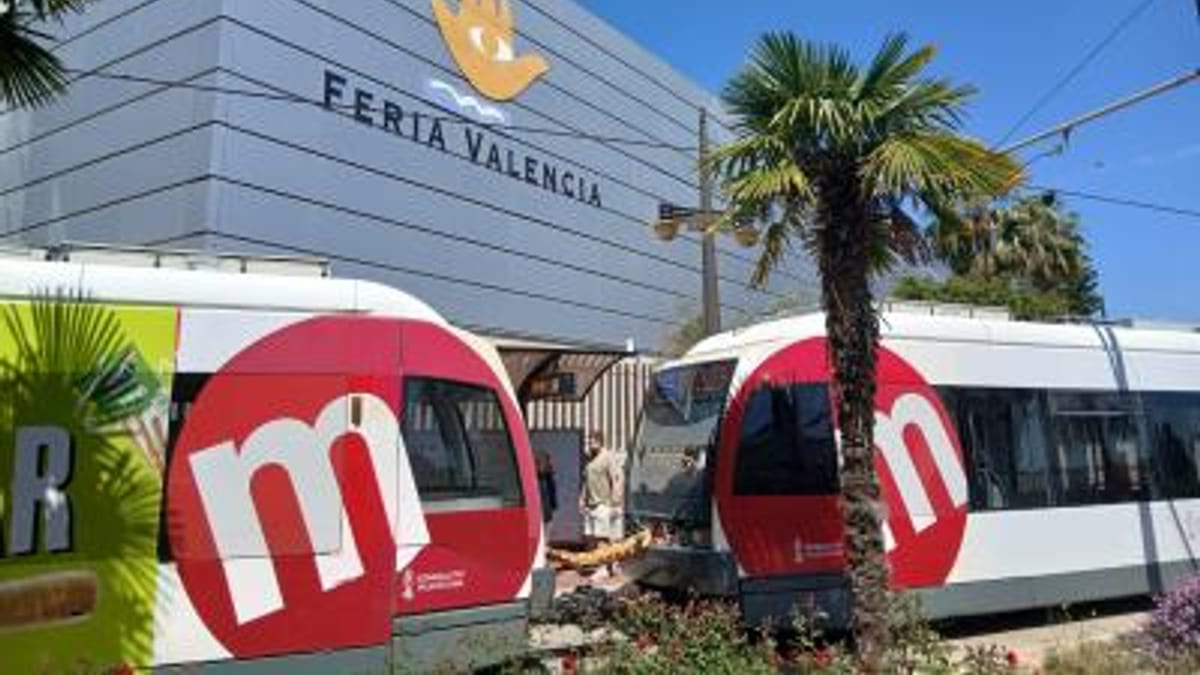 Líneas de Metrovalencia: tranvía línea 4 y metro L2 con servicio reforzado para Iberflora y Eurobico