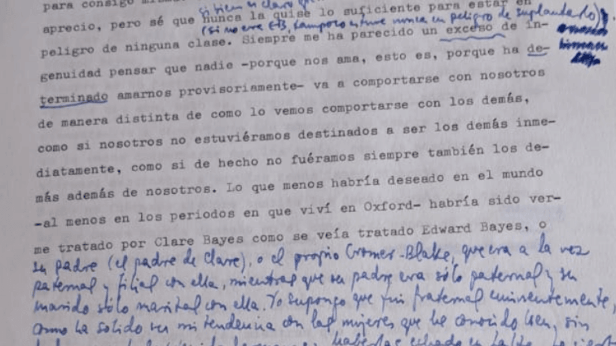 Cartel informativo sobre la adquisición del fondo del escritor Javier Marías por el Ministerio de Cultura