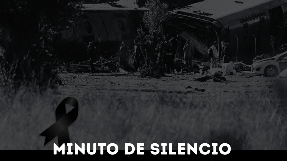 Cartel de convocatoria de minuto de silencio del Ayuntamiento de Torrelodones