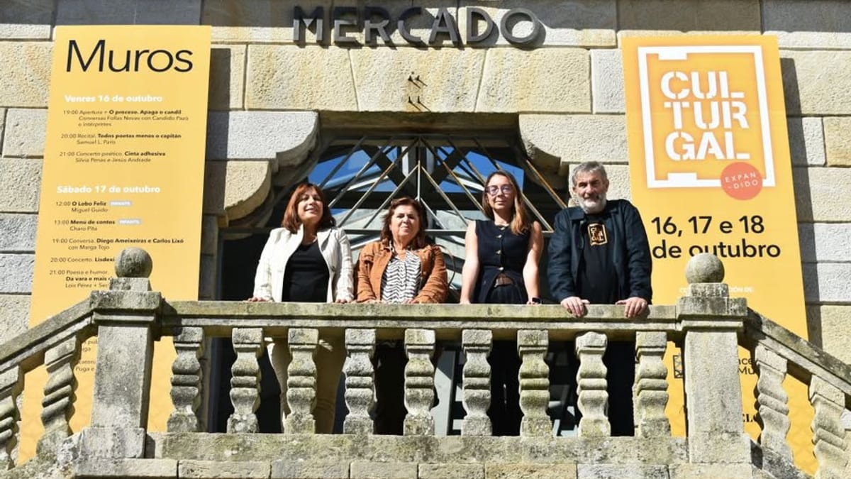 Cartel promocional del III Culturgal Expandido en Muros organizado por la Diputación de A Coruña