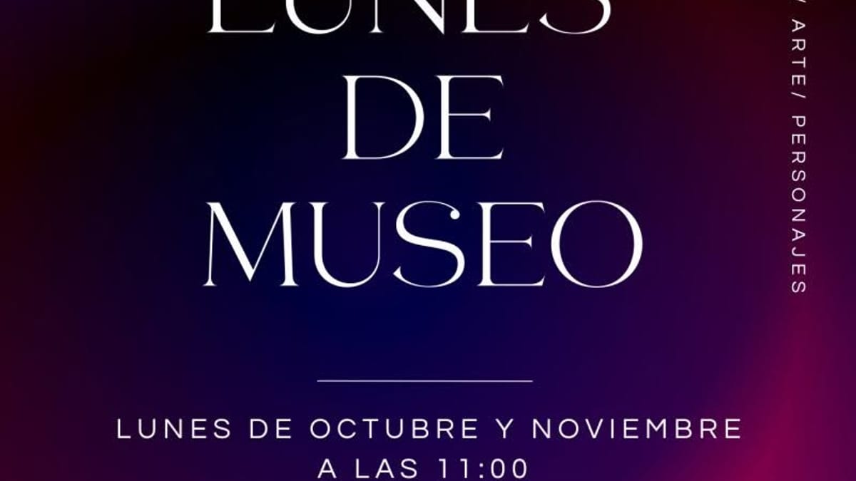 Cartel promocional de Lunes de Museo en el Museo Luis de Morales de Badajoz