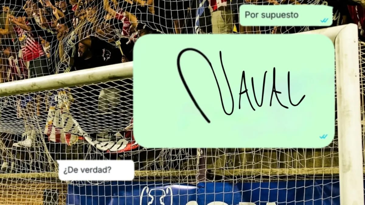 Mensaje de apoyo del Ayuntamiento de Navalcarnero al equipo local con diálogo motivador