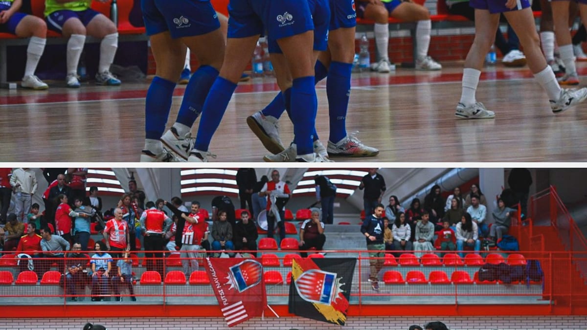 Momento del partido de Primera División entre Navalcarnero y Estrela FSF en la jornada 4
