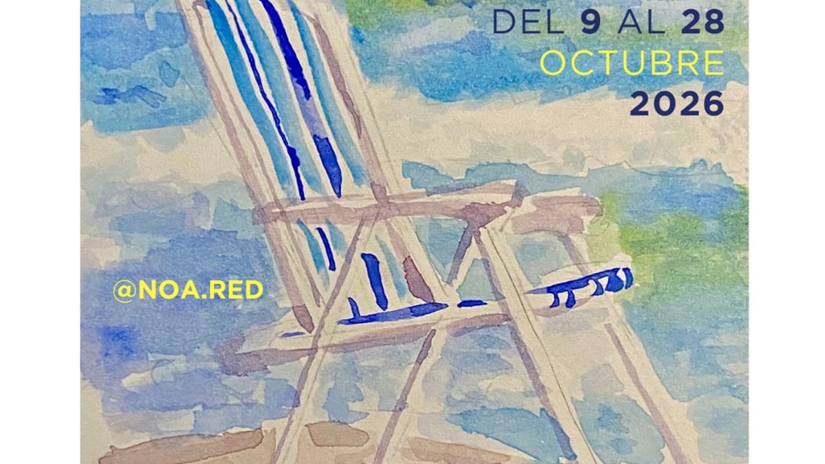 Cartel de la exposición X AMOR de Noa Sánchez Pérez en Expojoven, octubre 2026, Huelva