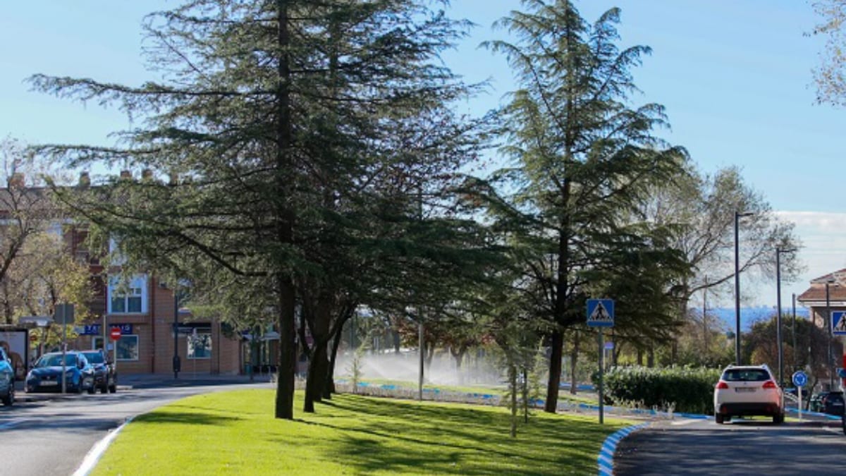 Zona del Centro de Salud Sur de Colmenar Viejo tras la finalización de las obras de mejora con inversión de más de un millón de euros