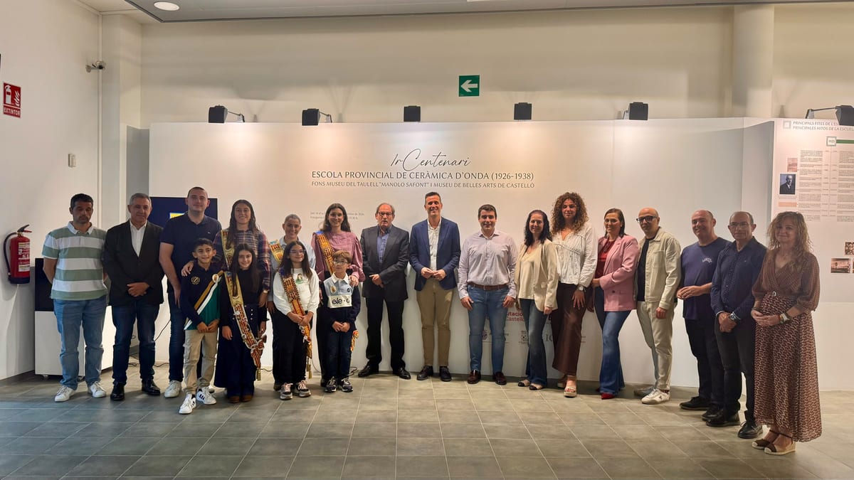 Exposición centenario de la Escuela Provincial de Cerámica de Onda en la Diputación de Castellón