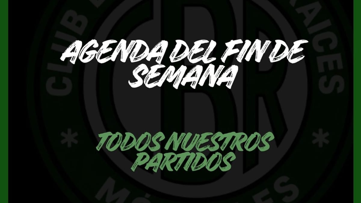 Cartel de la agenda de partidos de Opticlass Raíces Móstoles para la temporada 26/27