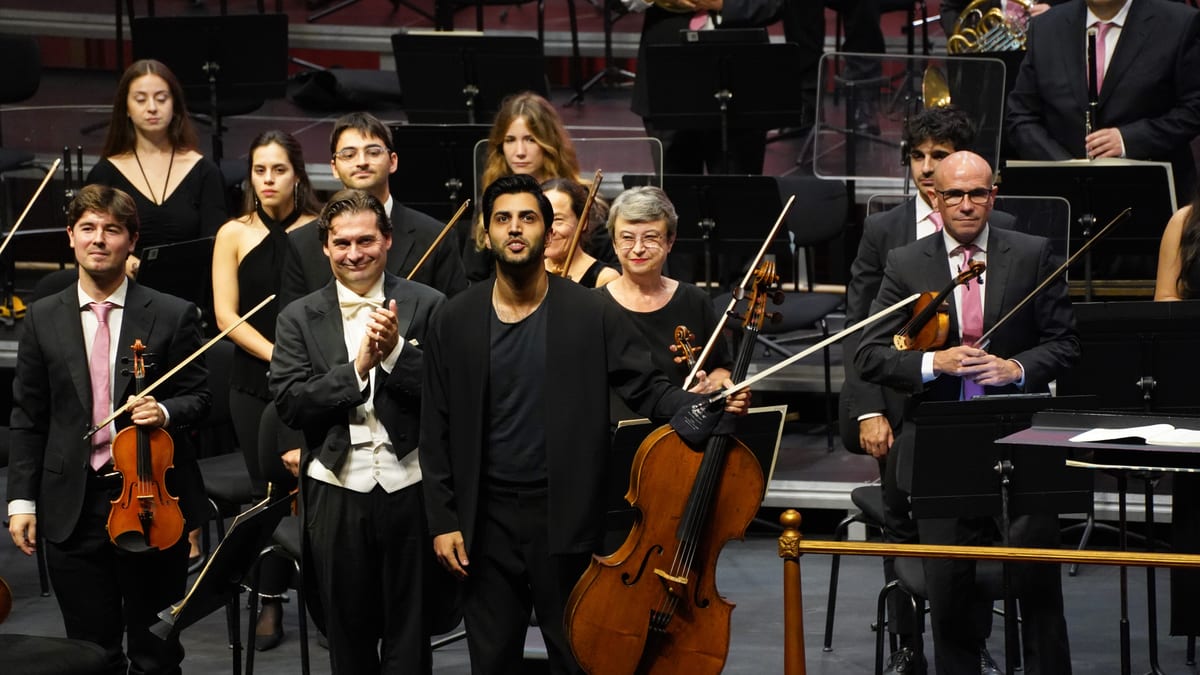Kian Soltani como solista invitado en el concierto inaugural de la temporada 2026-27 de la Orquesta Sinfónica de Islas Baleares, dirigida por Pablo Mielgo en el Auditorium de Palma
