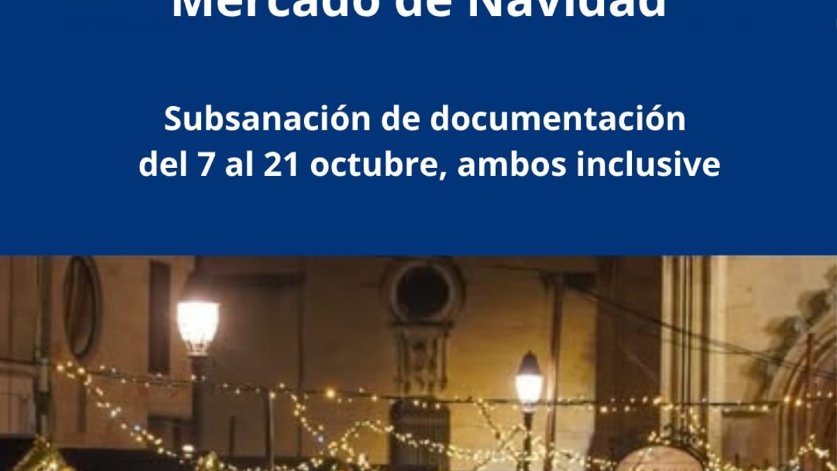 Listados provisionales de admitidos y excluidos para el Mercado de Navidad de Oviedo