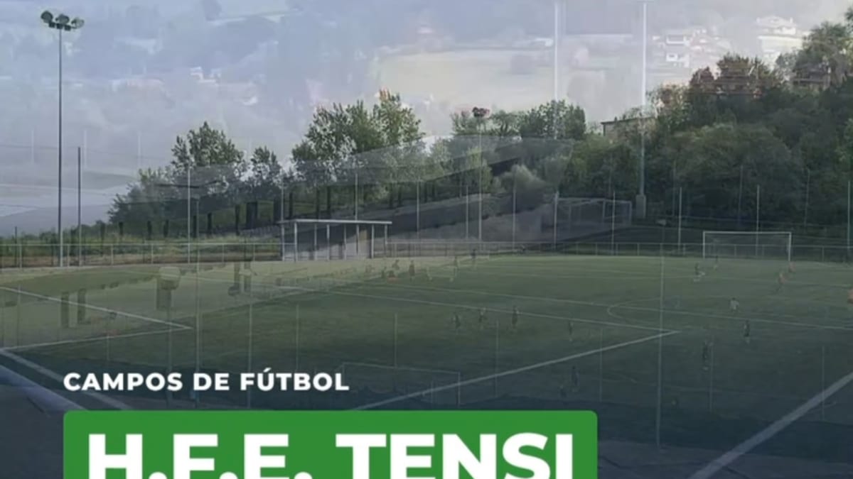 Trabajos de renovación integral del césped artificial en las instalaciones H.F.E. Tensi de Oviedo