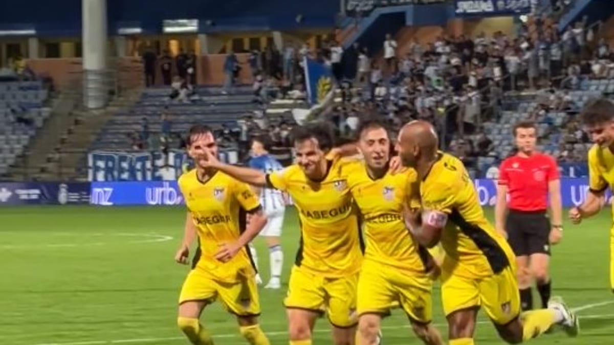 Pablo del Recreativo Navalcarnero durante el partido de Copa RFEF