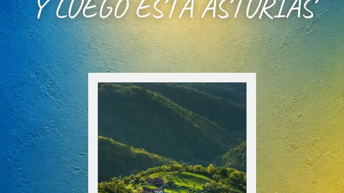 Montaña asturiana con vegetación verde, representativa de los paisajes que caracterizan la identidad del Principado de Asturias