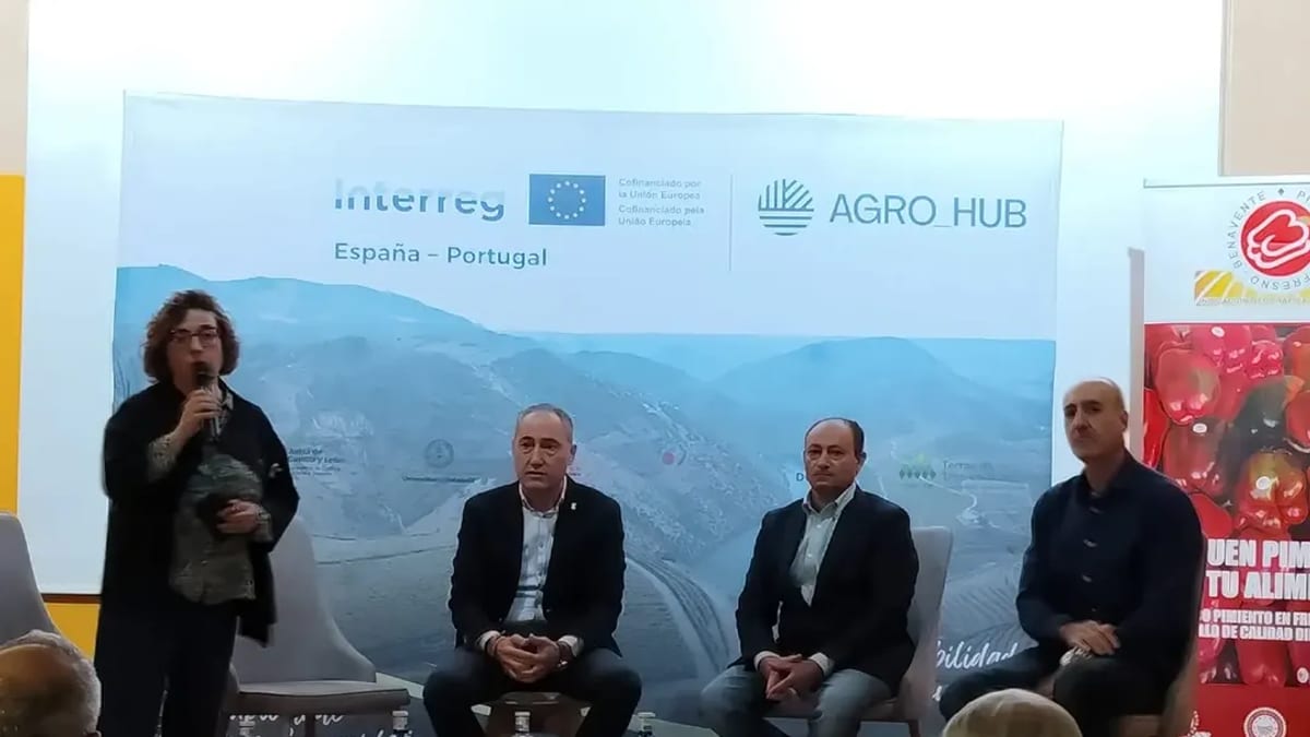 Vicepresidente de la Diputación de Zamora durante la jornada final del proyecto AGRO_HUB en La Panera de Micereces de Tera