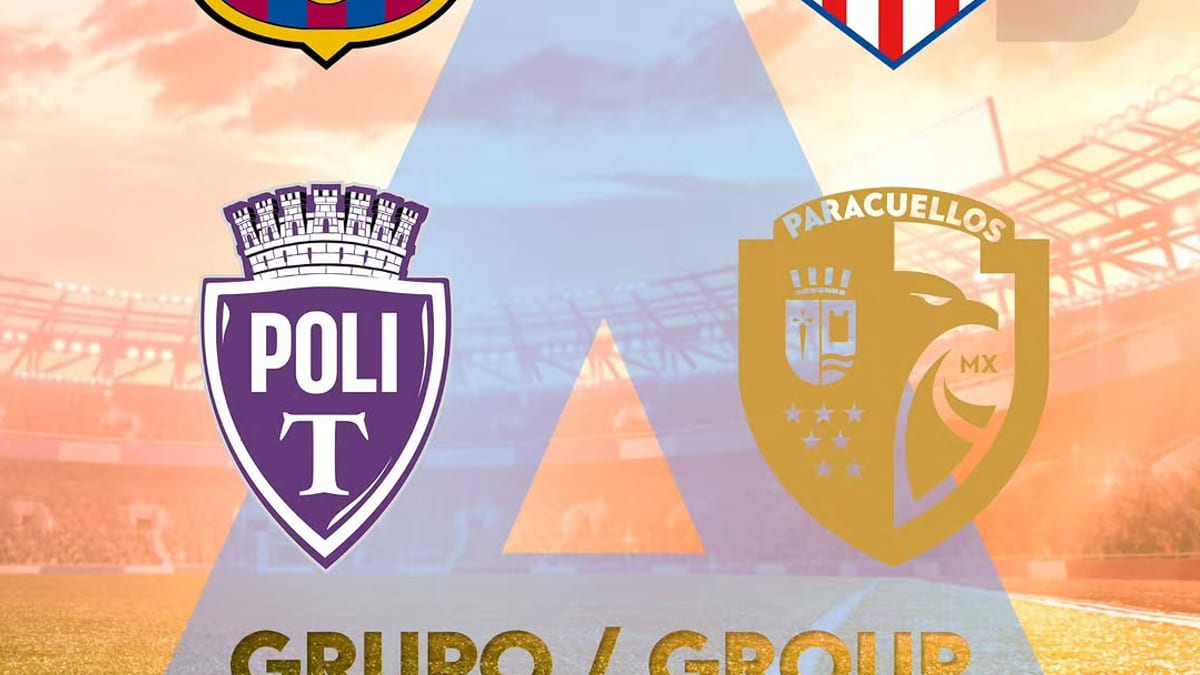 Cartel de bienvenida para la fase de grupos del MFCU11 Boys Edition en Paracuellos de Jarama con el logo del torneo