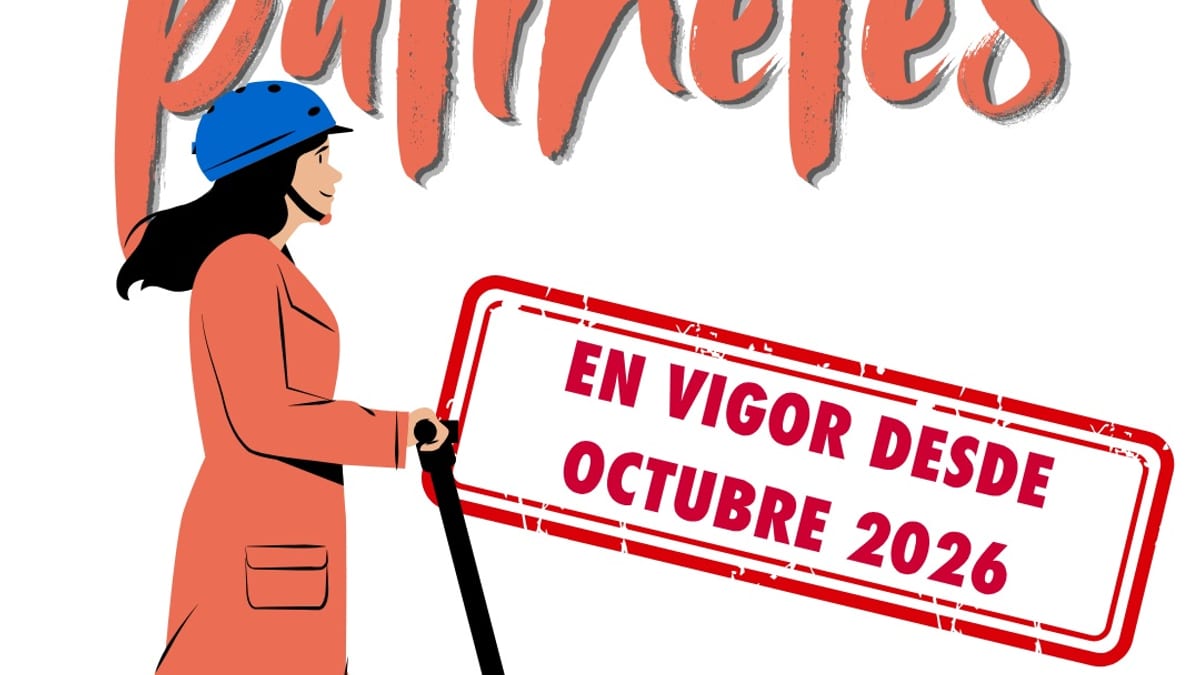 Infografía del Reglamento de Circulación para Vehículos de Movilidad Personal (patinetes) en Paracuellos de Jarama, mostrando normas de seguridad y requisitos obligatorios