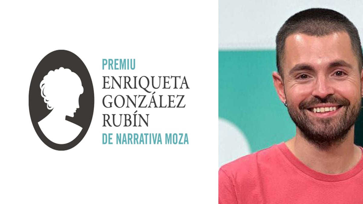 Cartel del Premio Enriqueta González Rubín de narrativa moza en asturiano