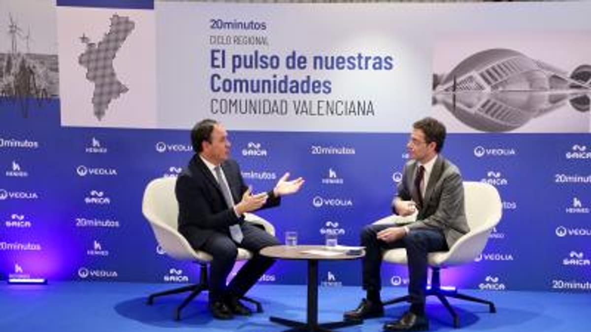 Participación de Pérez Llorca en el Ciclo Regional 'El pulso de nuestras comunidades' de 20Minutos