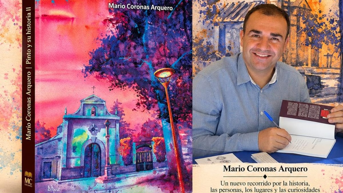 Cartel de presentación del libro Pinto y su historia II de Mario Coronas Arquero, evento organizado por el Ayuntamiento de Pinto el 3 de noviembre