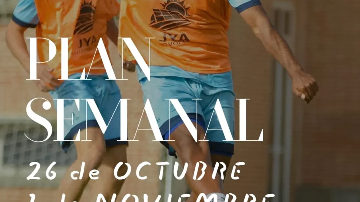 Calendario semanal de Navalcarnero con partidos ante Real Betis y Atlético Paso, horarios de entrenamientos y descanso