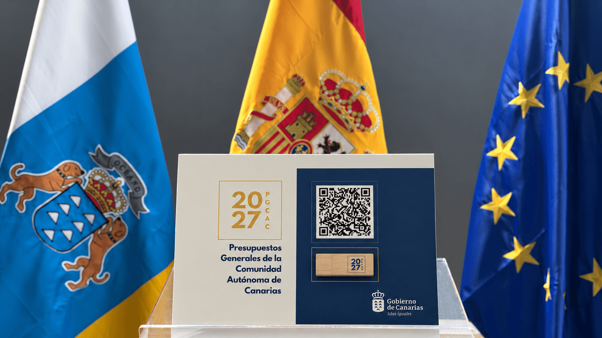 Portada de los Presupuestos Generales de la Comunidad Autónoma de Canarias 2027