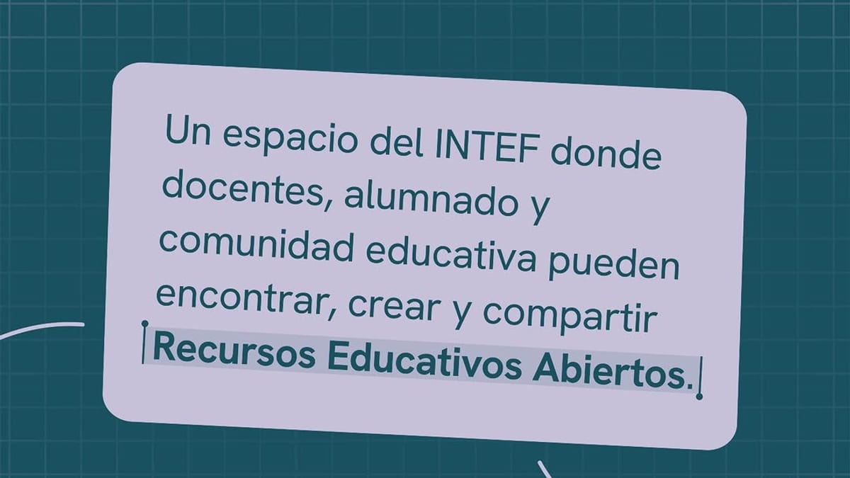 Logo de Procomún INTEF con texto explicativo sobre recursos educativos abiertos del Ministerio de Educación