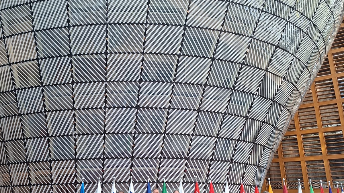 Participantes del Programa de Liderazgo Digital del IEF durante su visita al Consejo de la Unión Europea en Bruselas